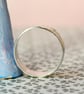 Silver Ring - Textured - Reticulated - Sterling Silver Band Ring - Made To Order - Image 2
