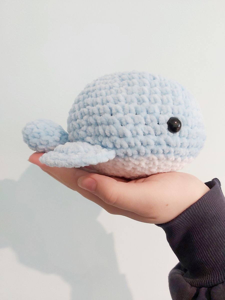 Whale Crochet Plushie Toy