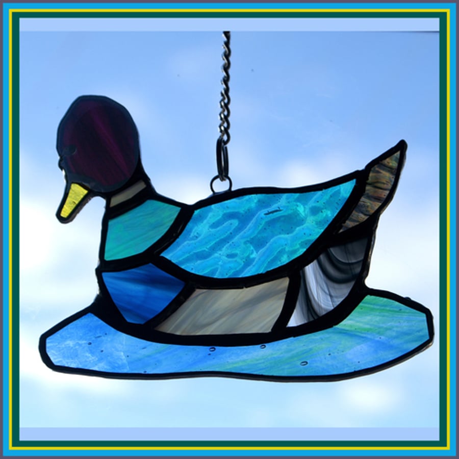 Duck Suncatcher Stained Glass