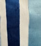 Toiletry Bag with Textured Velvet Stripes - Image 3