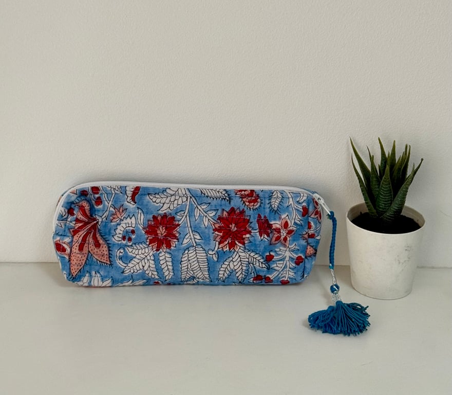 Handmade quilted Pencil Case