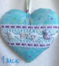 Handmade Fabric Heart Nursery Decoration Baby Gift Hidden Pocket Keepsake - Image 5