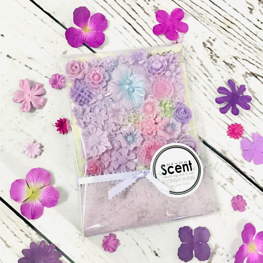 Goodnight Lavender Floral Wax Slab