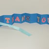 Zig zag Mini 'Thank You' Card