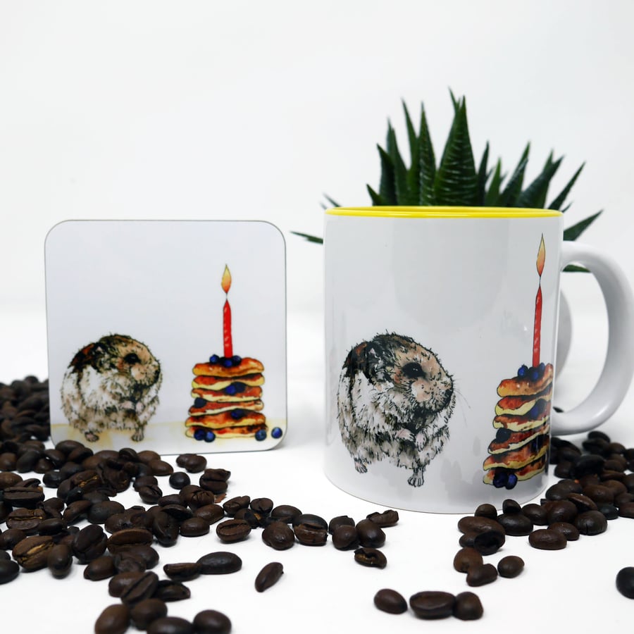 Hamster Mug, Hamsters, Dwarf, Russian Dwarf Hamster, Hamster Lover