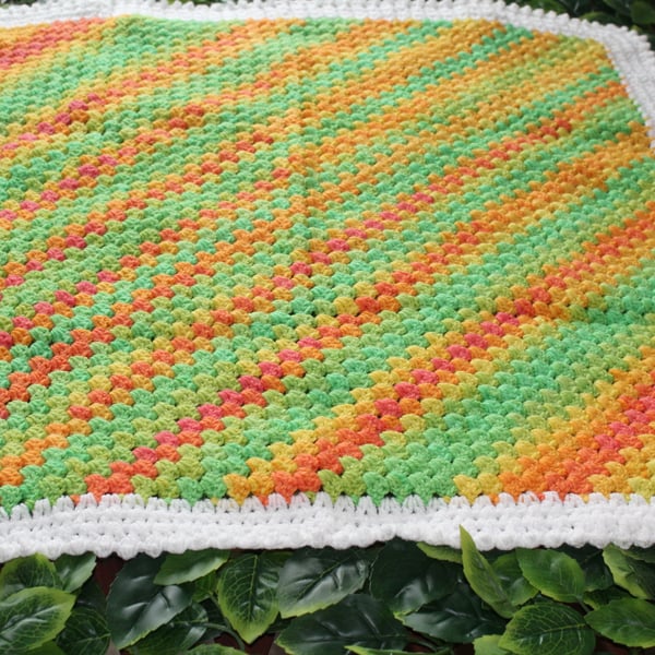 handmade crochet baby blanket