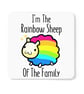 I'm The Rainbow Sheep Of The Family Novelty Gay Mug Gift Idea Funny Joke Present - Image 2