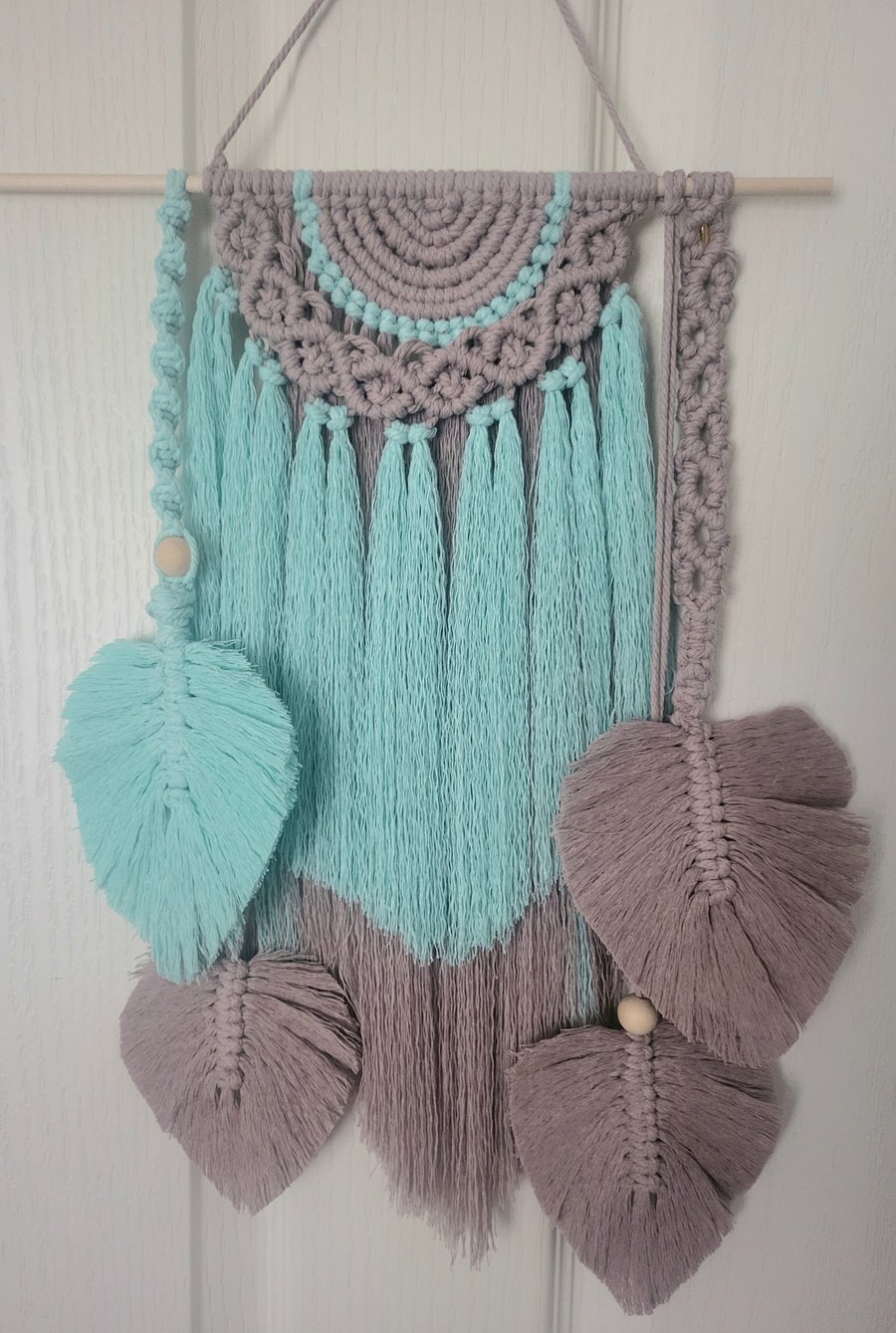 Macrame wall decor "Half mandala"