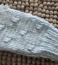 14" Baby Blue Knots Pattern V Neck Cardigan - Image 3