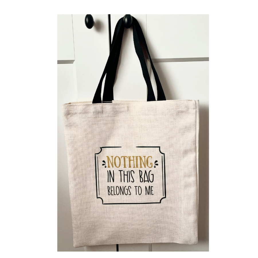 Quirky Sarcastic Fun strong tote shopping bag gift