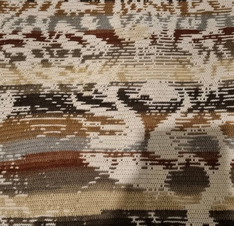 Hand crocheted blanket