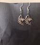 Silver dragon charm dangle earrings  - Image 6