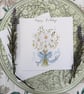 Daisy bouquet hand-painted Birthday card 
