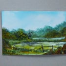original art hand painted watercolour landscape ( ref FA 219 B3 )