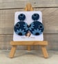 Statement Blue Daisy Earrings 