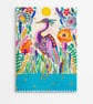 Tropical Heron and Flowers Original Art - Image 2