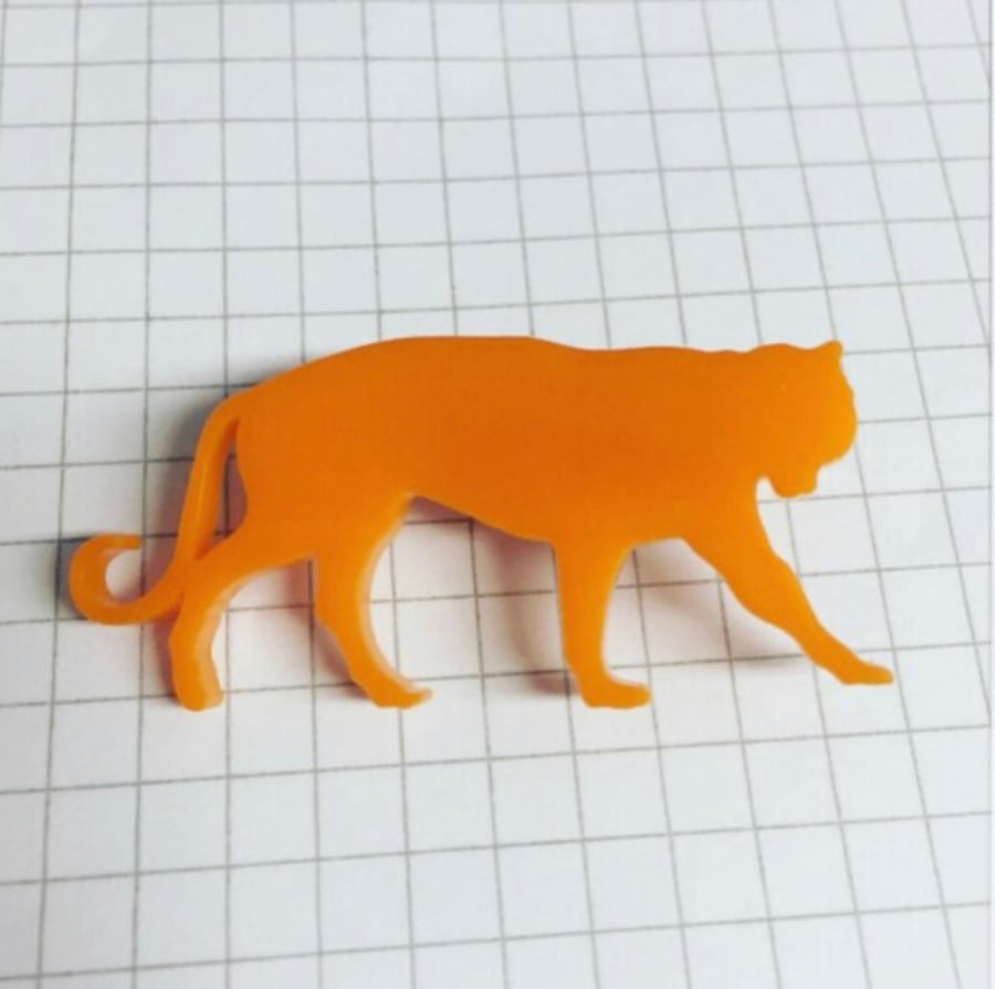 Tiger brooch