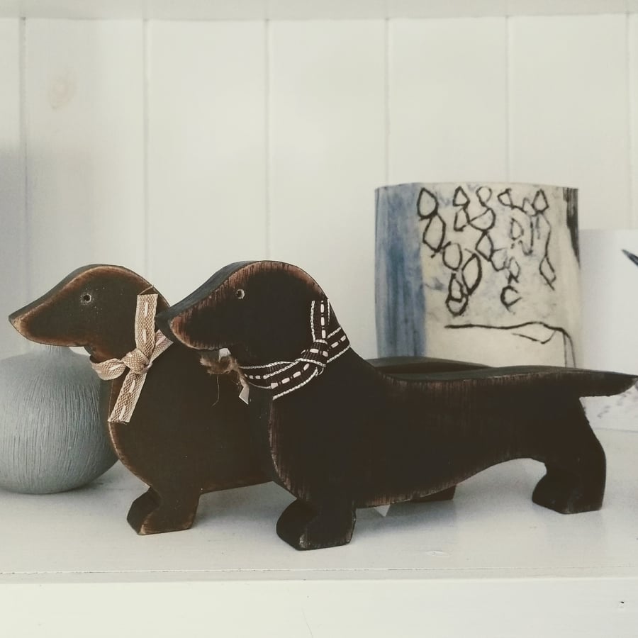 Wooden Daschund