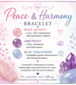 Peace and Harmony Bracelet 