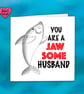Jaws Shark Husband card for a Birthday, Anniversary or Valentines  Day - Image 4