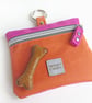 Special Edition Waterproof Dog Treat Bag Pouch in Pink and Orange - Image 6