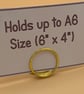 Small wire ring style card holders for place cards, photos or table numbers  