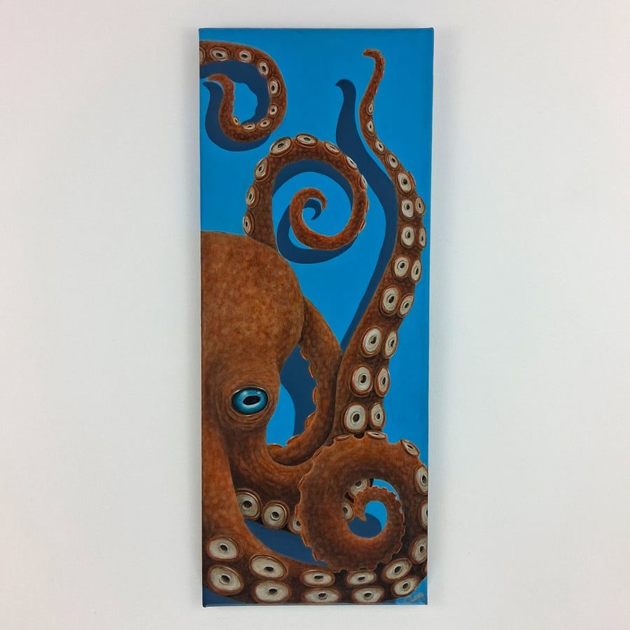 Octopus Acrylic Painting on Canvas