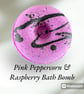 Pink Peppercorn & Raspberry Bath Bomb