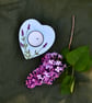 Lavender Tea Light Holder - Hand Painted - Image 3