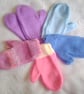 Adult's Knitted Mittens, Adult's Mittens, Gift for Her, Womens Gloves, Mittens - Image 1