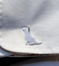 Labrador Dog Silhouette Sterling Silver Cufflinks  - Image 6