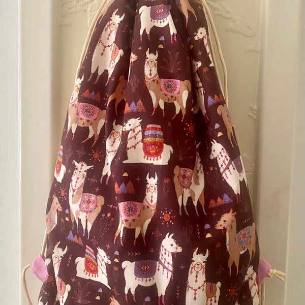 Childs Bag Drawstring Backpack. CAN BE PERSONALISED 