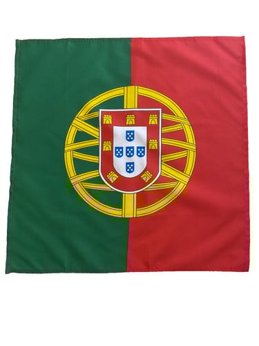 23" x 23" 59 x 59 cm Portugal Portuguese Flag Bandana Head Scarf Neck Tie