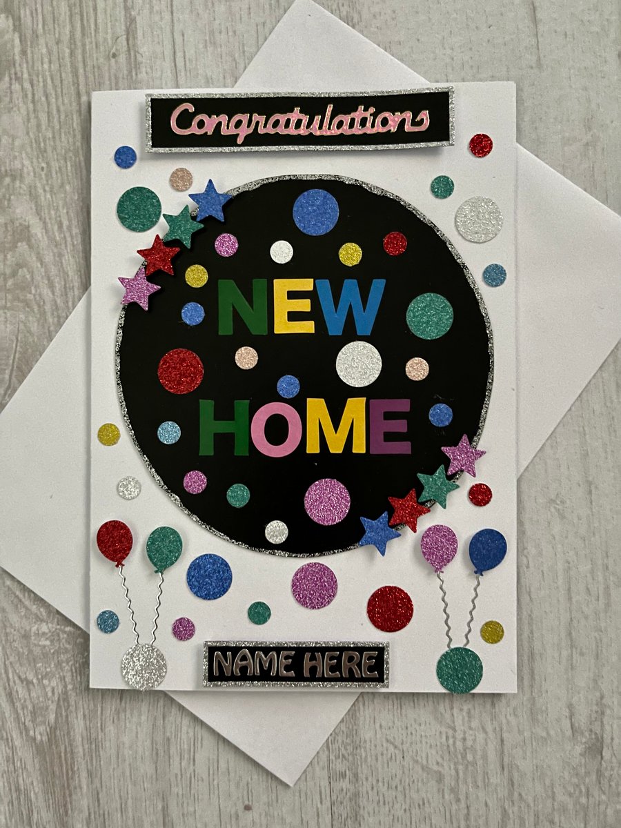 Jazzy New Home Card 