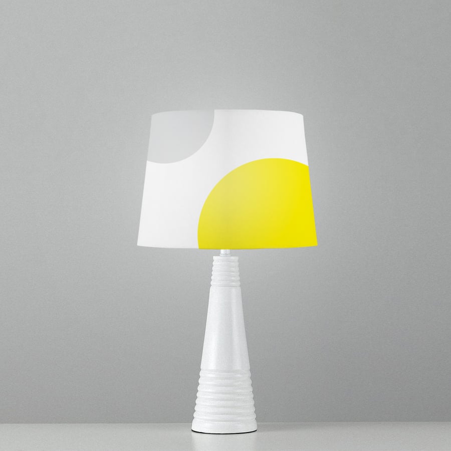 Circles Lampshade. Diameter 23cm (9in). Ceiling or floor, table lamp.