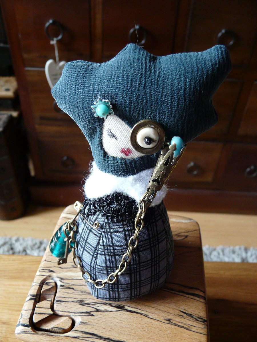 Steam Punk Softies! One off steam punk toys