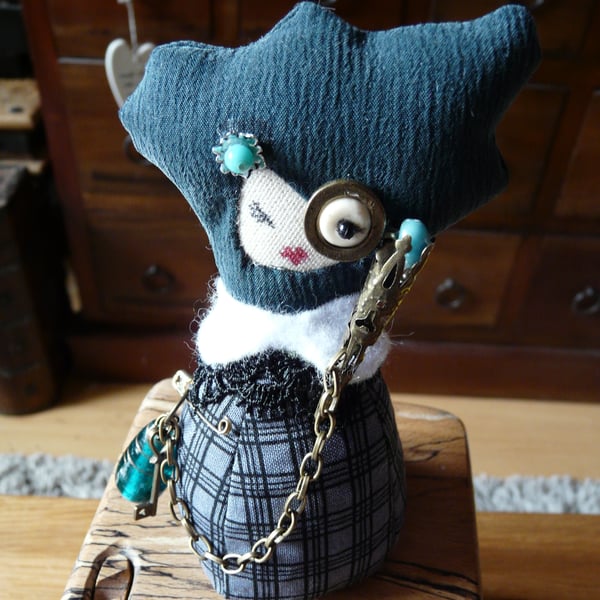 Steam Punk Softies! One off steam punk toys