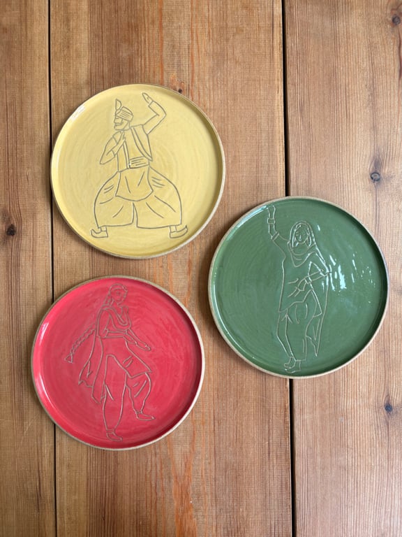 Punjab! Punjabi side plates (price per item) 