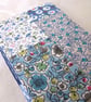 Blue Grey Flower Patchwork A5 Journal - Image 5