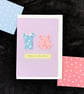 Handmade Origami Baby Card - Welcome to the World , Hello Little One - Image 3
