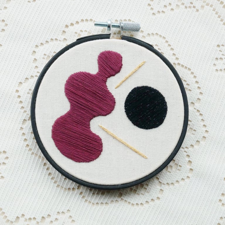 Chaos Theory Abstract No.12 - Time Has No Meaning Any More in Purple