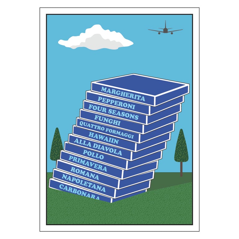 Leaning Tower Postcard