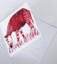 Okapi Artwork Blank Greeting Card - 15 x 15cm - Image 2