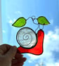 Stained Glass Snail Suncatcher - Hanging Window Decoration  - Image 8
