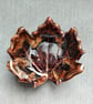Autumn leaf trinket dish