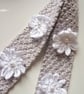 Knitted cotton neckpiece - Spring accessory - Handmade cotton gift - Image 7