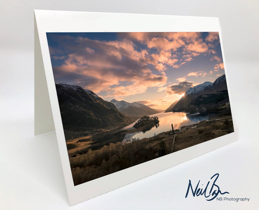 Glenfinnan Loch Shiel Highlands - Scotland Greeting Card by Neil Barr