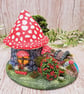 Bridge Cottage - Indoor Handmade Fairy House - Image 7