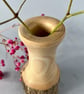 Small, wooden bud vase with live edge – for dried flowers. - Image 2
