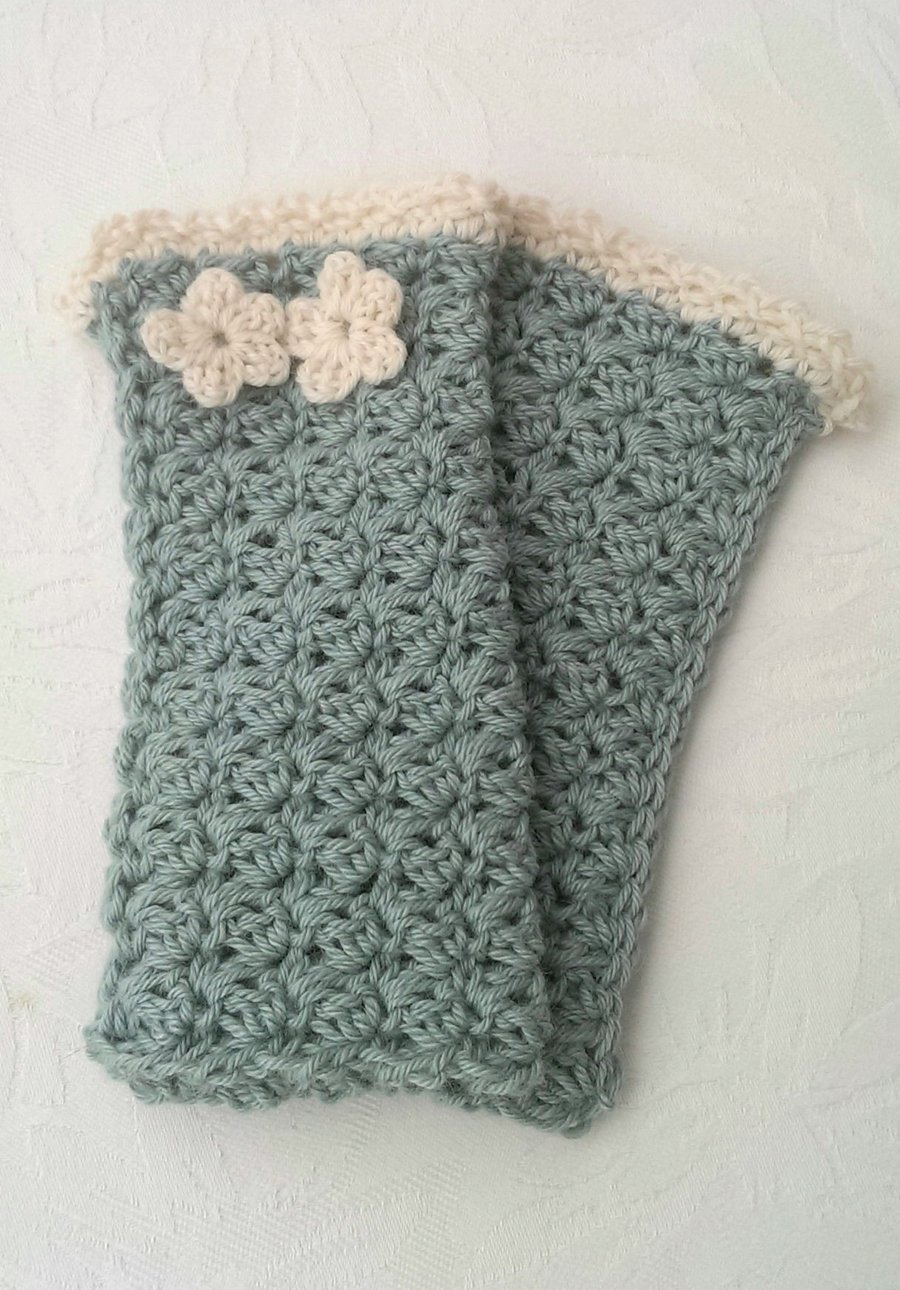 British Alpaca Silk Fingerless Gloves